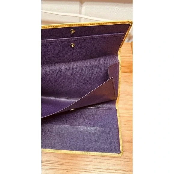 Louis Vuitton Epi Long Wallet International Yellow Purple Interior Pre-owned - Picture 7 of 15